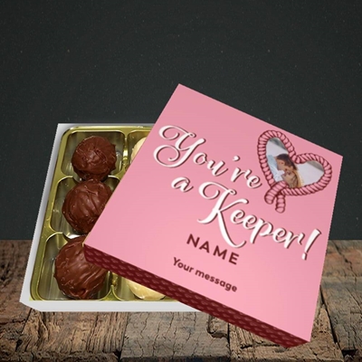 Picture of You're A Keeper, Valentine's Design, Choc 9