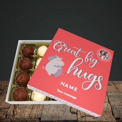 Picture of Big Hugs, Thinking Of You Design, Choc 16