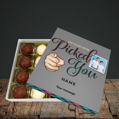 Picture of Mum Picked You, Father's Day Design, Choc 16