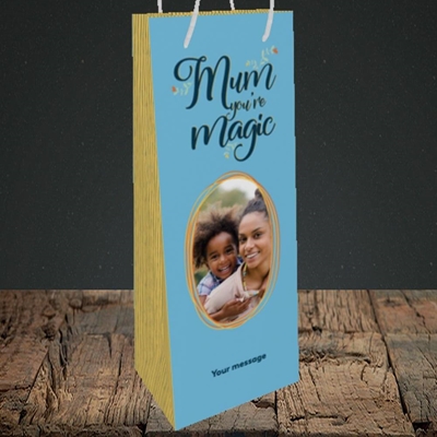 Picture of Mum You're Magic, Mother's Day Design, Bottle Bag