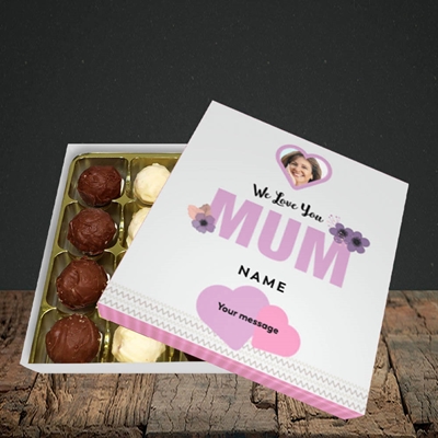 Picture of We Love Mum, Mother's Day Design, Choc 16