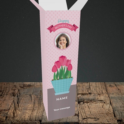 Picture of Flowers On The Table, Mother's Day Design, Mother's Day Design, Upright Bottle Box