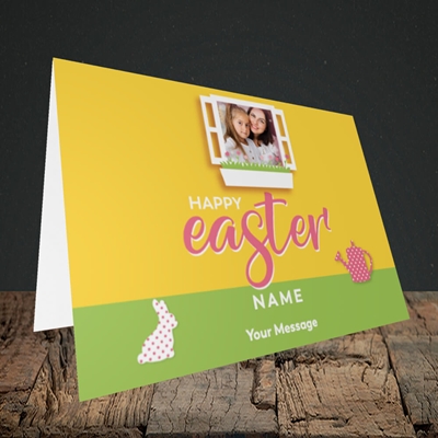 Picture of Window, Easter Design, Landscape Greetings Card