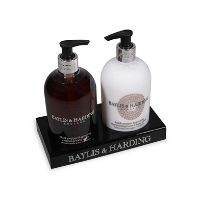 Picture of Baylis & Harding Mens Black Pepper & Ginseng Hand Wash/Lotion 