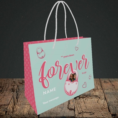 Picture of Forever To Go, Anniversary Design, Small Landscape Gift Bag