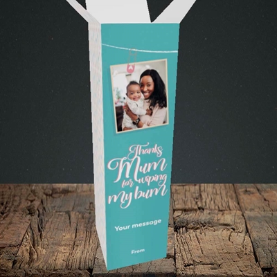 Picture of Wiping My Bum, Mother's Day Design, Upright Bottle Box