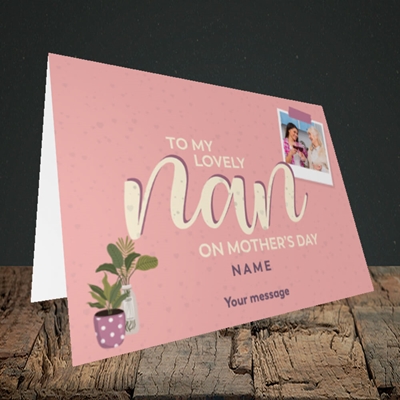 Picture of Lovely Nan, Mother's Day Design, Landscape Greetings Card