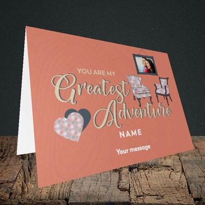 Picture of Greatest Adventure, Valentine's Design, Landscape Greetings Card