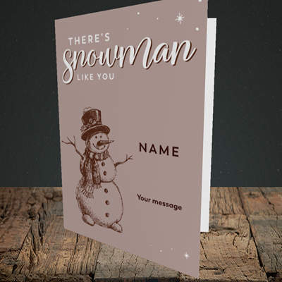 Picture of Snowman Like You(Without Photo), Christmas Design, Portrait Greetings Card