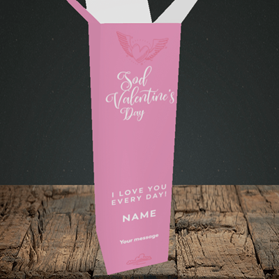 Picture of Sod Valentine's Day, (Without Photo) Valentine's Design, Upright Bottle Box