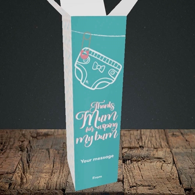 Picture of Wiping My Bum(Without Photo), Mother's Day Design, Upright Bottle Box
